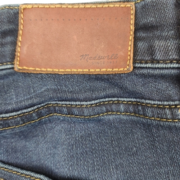 Madewell Skinny Skinny Crop Blue Denim Jeans Women's Size 28 - Picture 5 of 10